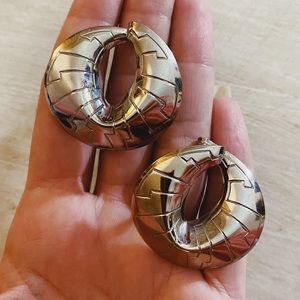 Vintage 90s Fortune Cookie Earrings